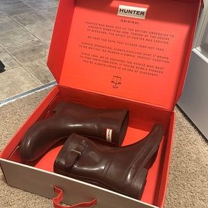 HUNTER gloss short rainboots
